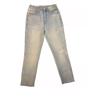 Forever 21 “The Westwood” Women’s High Rise Light Wash Mom Jeans (Size 28) NWT